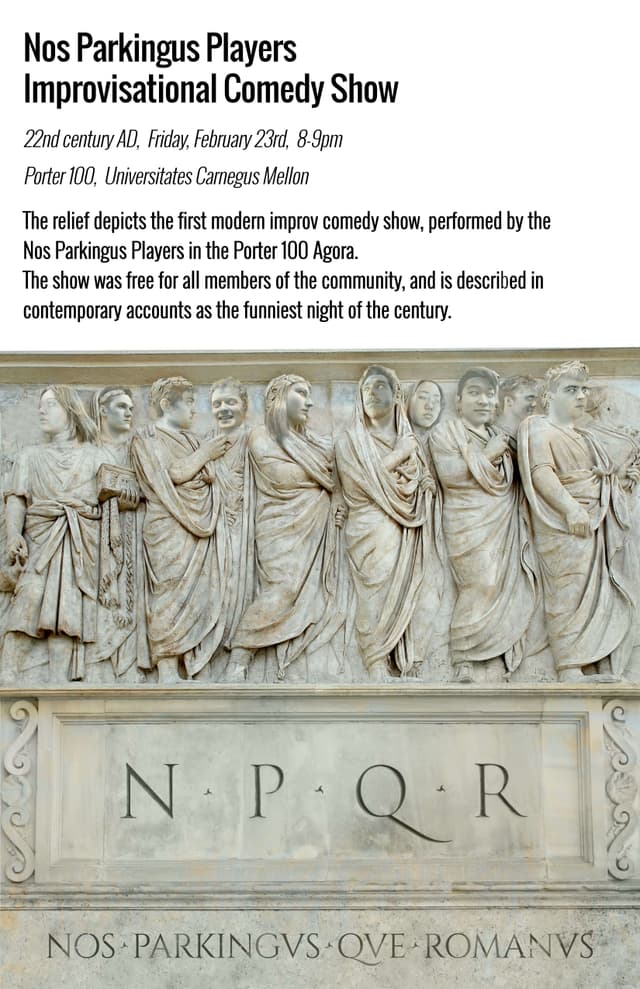 Roman show poster.